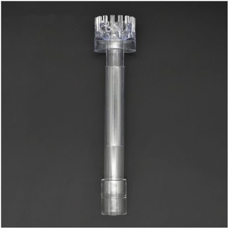 LEFTART Aquarium Skimmer Acrylic Lily Pipe Spin Surface Inflow Filters, for Aquarium Water Plant Filter Cleaning Tool Fish Tank Accessories(Straight through,25mm)