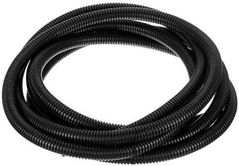 sourcing map Wire Loom Tubing 3-meter - 10mm, Wire Conduit Hose Cord Protector Cable Sleeves Flexible Electrical Wire Cover