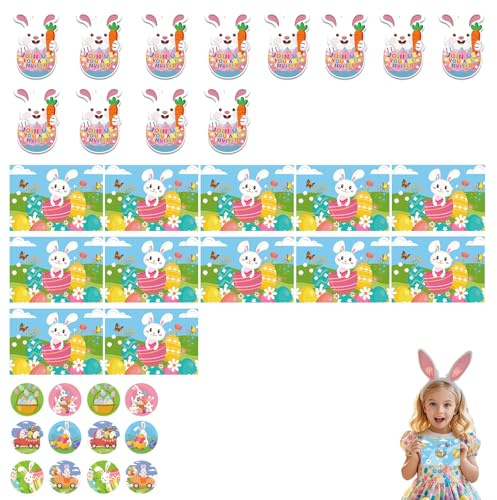 IBMLOMM Biglietti di Auguri per Pasqua di Sdamy - Confezione da 12 - Perfetti per Amici, Famiglia e Piccoli per Esprimere i Vostri Auguri di Buona Pasqua