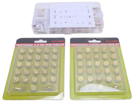 110PCS Wood Burning Tip Set Brass Alphabet Number Stencils with Storage Box for Wood Leather Burning Carving