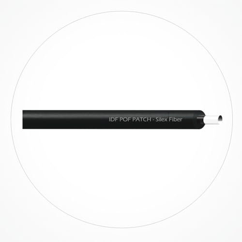 SILEXFIBER Cable Fibra Óptica Monomodo PatchFOP SX LSZH 100m Negro – Alta Transmisión de Datos para Instalaciones Profesionales en Interior – Rollo para Redes Telecom y Data Center