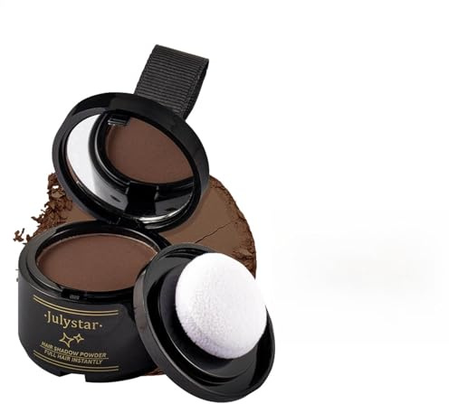 Hairline Powder – Natural Hairline Shadow Powder | Waterproof Hair Root Dye for Thinning Hair | Sweatproof Hair Toppers for Seamless Coverage | Ideal for Root Touch-Up & Hair Thickening