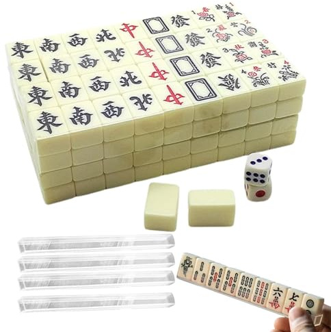 20 x 14 x 10 mm kinesiskt Mahjong- melamin Mahjong kostym