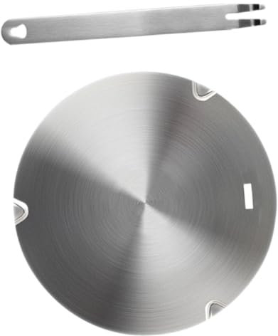 Warmhm Induktionskochplatte Edelstahl Wärmeleitplatte Für Gasherd Und Induktionsherd Wärmeübertragung Adapter Mit Schnellem Gleichmäßigem Hitzeverteilungssystem