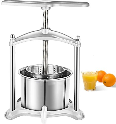 Presse à cidre de vin de fruits, extracteur de cire d'abeille en acier inoxydable, presse-agrumes manuel pour fromage, huile d'olive, fabrication de miel – Outil d'apiculture domestique