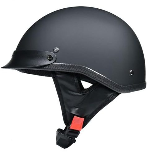 Retro Moto Casco Mezzo Aperto Caschi Certificazione ECEDOT Caschi Jet E Demi-Jet Vintage Scodella Caschi Scooter Caschi Cromwell Street Cruiser Da Uomo E Da Donna 2,XL:61-62CM