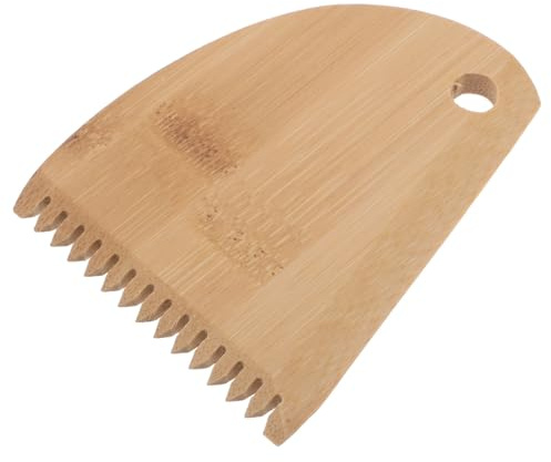 SOPOTUTU Raschietto per Cera da Surf in Legno con Pettine Integrato per Rimozione Precisa della Cera, Impugnatura Ergonomica, per Manutenzione Tavole da Surf