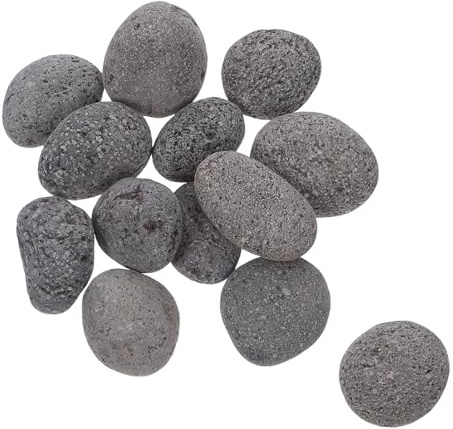 HOMOCONO Saunasteine Rund 3–5cm 19 kg Beutel Dampfsteine für Sauna und Holzöfen Natürliche Wärmeabgabe für Entspannende Saunaerlebnisse