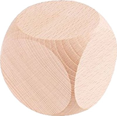 Holzwürfel - Blankowürfel - Gebetswürfel - Bastelwürfel von Gico - Diverse Packungen & Größen - (60 mm)
