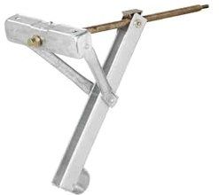 PROPLUS 361501 Ausdrehstütze Stützfuß Steckstütze Wohnwagen Kurbelstützen 500KG