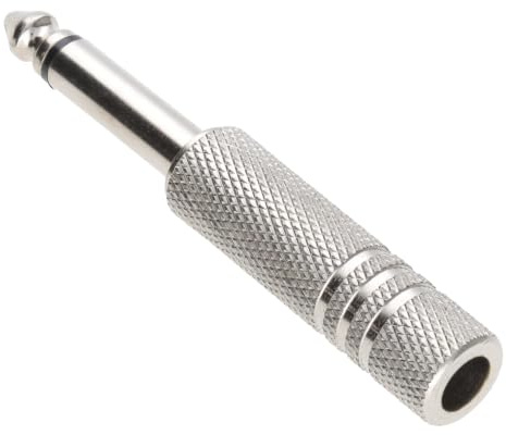 kenable Metall 6,35 mm Stereo Buchse Zum 6,35 mm Mono Klinkenstecker Stecker Adapter