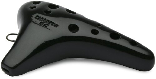 NIGHT NIGHT Ocarina Fioretto ACBNB Alto C Tone Black Normal Breath