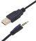 Ancable Cable Carga USB de Repuesto 1M para Auriculares JBL Synchros E40BT/E50BT/ J56BT Cable deCarga USB 2,5 mm