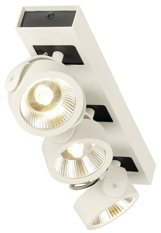 SLV KALU Wand-und Deckenleuchte, Aluminium, weiß