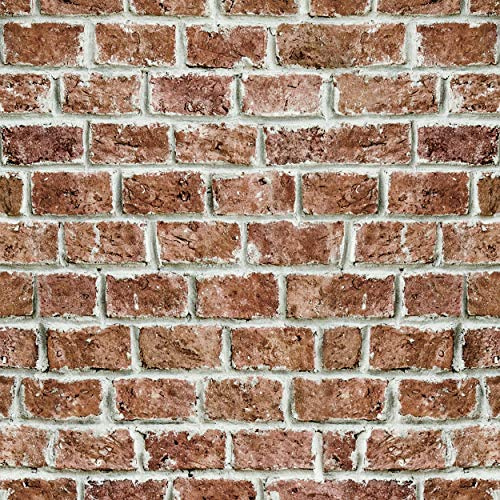decomonkey Fototapete selbstklebend Tapetenrolle 10 m, Steinwand, Stein | Ziegel, Mauer, Tapete, Vliestapete, Deko Panel, Modern, Design, Wanddeko, Wohnzimmer, Schlafzimmer, Wandtapete