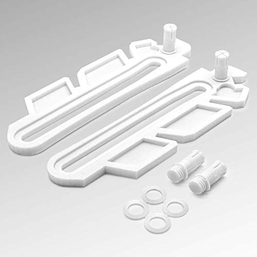 Kippschere Ersatzteil Set Weiß Kellerfenster passend für MEA 41 A 290 + 41 A 291