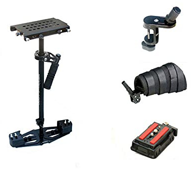 FLYCITY HD-5000 29/73cm Micro Balancing Handheld Steadycam with Arm Brace for Camera Upto 5kg/11lb | Stabilizer for DSLR Nikon Canon Sony Panasonic | Free Quick Release (FC-HD5-AB-QT)