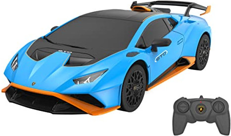 JAMARA Lamborghini Huracán STO 1:24 2,4GHz - offiziell lizenziert, bis zu 1 Stunde Fahrzeit bei ca. 9 Km/h, perfekt nachgebildete Details, hochwertige Verarbeitung