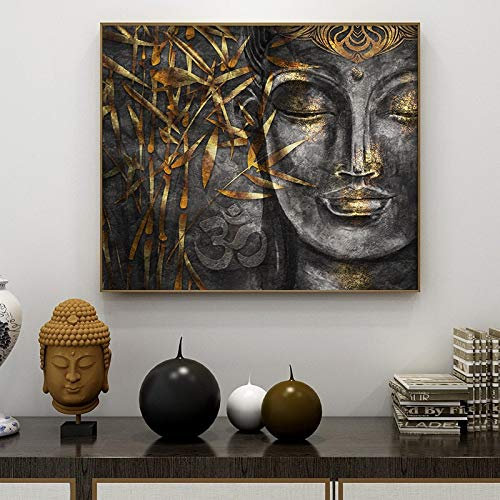 Puzzle 1000 Teile Abstrakte Buddhismusmalerei Kunstmalerei Buddhismus Emotion Bild Buddha Dekoration Puzzle 1000 Teile New York Geschicklichkeitsspiel für die ganze Familie, (38X26cm)