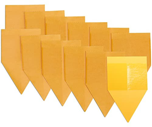 Gardigo Gelbsticker - 12er Set Gelbtafeln | Blattläuse bekämpfen Trauermücken bekämpfen | Geruchsneutraler Klebstoff | Einfache Anwendung | Trauermücken und Blattlausbekämpfung | Pflanzenschutz