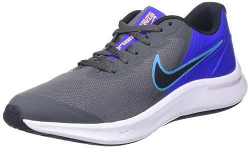 Nike Pico 5 - Unisex Children's Trainers, Iron Grey Black Blue Lightning, 4.5 US