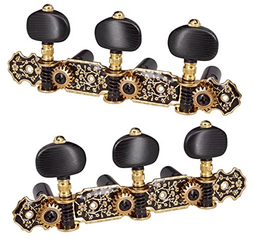 Hopbucan Guitar Machine Heads Classic Guitar String Tuning Pegs Key 3L3R Guitars Knobs Tuners Keys Replacement Part Accessories