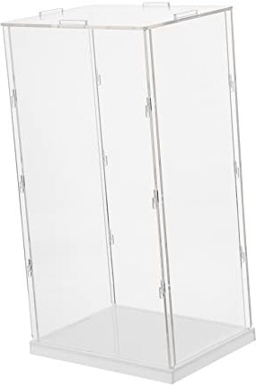 KOMBIUDA Acryl Box Transparent Display Fall Modell Vitrine Für Sammlerstücke Durchsichtige Vitrine Für Home Shop Mit Glattem Acrylmaterial Leicht Zu Reinigen Und Aufzubewahren