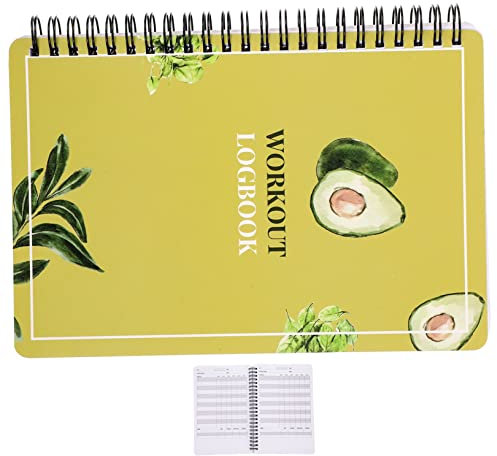 HONMEET Fitness Planer Notizbuch Fitnessjournal Trainingsplaner Mit Spule Praktisches Workout Logbuch Für Frauen Und Männer Portabler Fitness-organizer Für Gesundheitsmanagement Und Fortsc