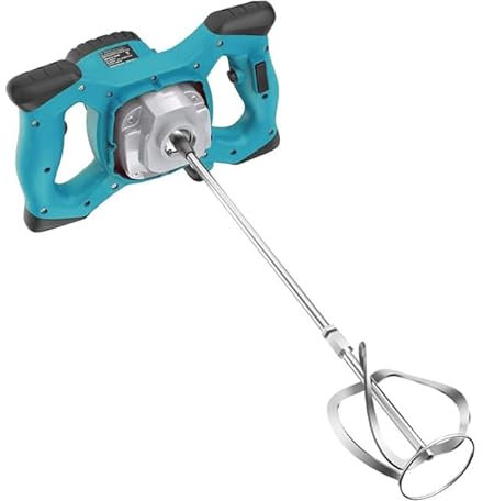 Malaxeur Électrique, 2700W Mélangeur Peinture/Béton avec 6 Vitesses Réglable, M14 mélangeur à hélices, Mélangeur manuel Pour Peinture, Plâtre, Ciment