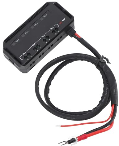 Kit de Bloc de Fusibles Universel pour Moto 12V, avec Indicateur LED, Kit de Boîte de Relais de Fusibles, Terminal de Batterie à Câblage Rapide