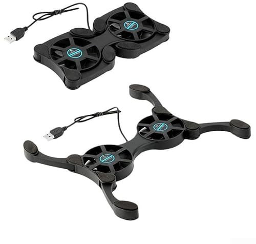 Mini per USB Laptop Fan Stand & Cooling Pad Design pieghevole salvaspazio per una facile memorizzazione