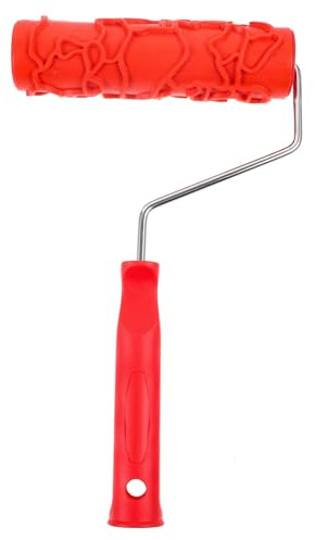 Operitacx Texture Roller avec Motif pour Peinture Murale Décorative Outil Pratique et Réutilisable pour Enduit Lissage et Peinture Mousse Adapté Décoration Intérieure et Aux Projets DIY