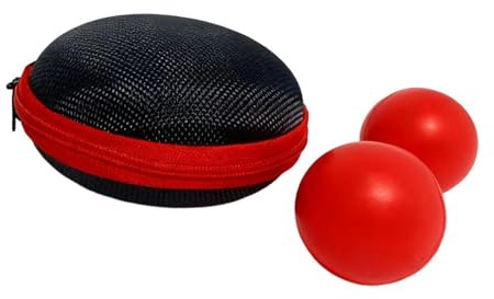 Selbstmassageball-Set (2 Stück) - EVA Massagebälle für Tiefengewebsmassage, 4 cm (1.6 Zoll) - für Hände, Füße, Arme, Flexibilität & Faszientraining