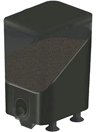 Harilla Automatischer Aquarium Futterautomat mit Vier Einzigartigen Produktfunktionen Wasserdichtem 450ml Behälter Und Timer für Vielseitige Futtersorten für