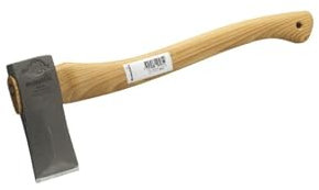 Ascia da spacco forgiata a mano KLY SV 510mm in acciaio di qualità svedese I Hultafors I Forgiata in Svezia I 1390g Ascia premium con manico in hickory I Riaffilabile I 840581