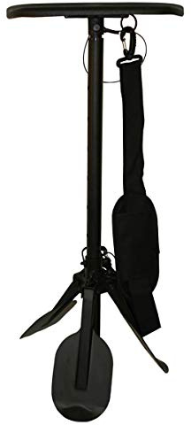 Mojo Decoys Lersits med vadderat kamo-säte, bekväm jakt hopfällbar stol, jakttillbehör, utomhus- och campingutrustning, perfekt för ankjakt, en storlek, HW2203
