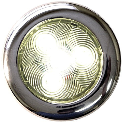 T. H. Marine led-51831-dp Edelstahl LED Puck Licht – 10,2 cm weiß