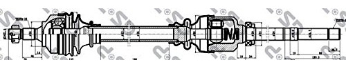 GSP 245104 Antriebswelle