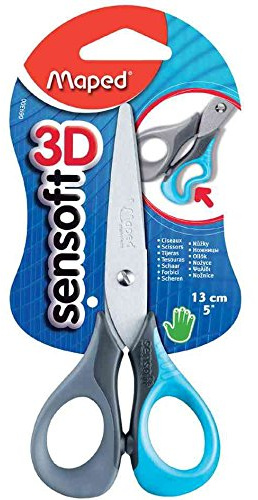 Maped Schul Schere Sensoft 3D, Rechtshänder, 13 cm