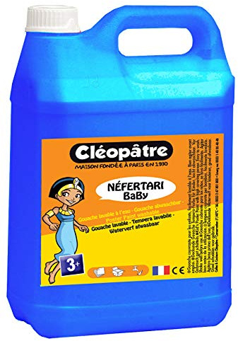 Cleopatra pgbb5-5 Gouache Primär nyfödd baby cyan/blå 18 x 12,5 x 29 cm