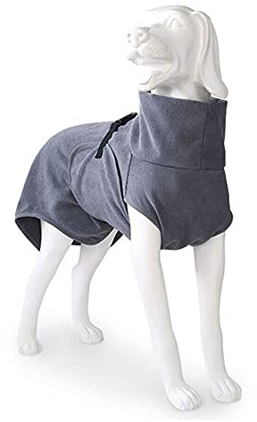 EQDOG Doggy Dry Bademantel, Größe XXXS, Grau