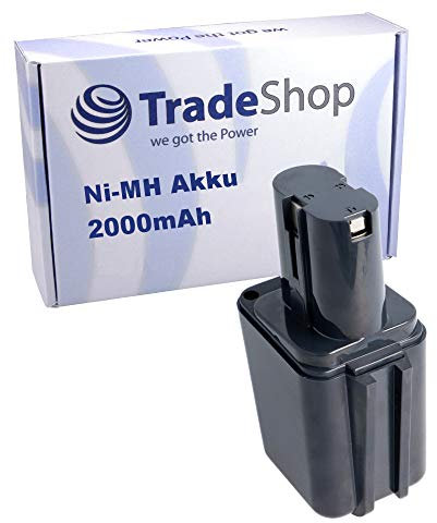 Hochleistungs NI-MH Akku für Bosch Blechschere GSC 9,6V, Schaumstoffsäge GSG 9,6V, Universalschere GUS 9,6V, PSR 9,6V, PSB 9,6V / 9,6V 2000mAh Akku