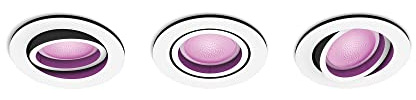 Philips Hue White & Col. Amb. Centura Einbauspot 3 flg. weiß 3x350lm