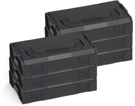 Bosch Sortimo L-BOXX Mini - Lot de 6 boîtes de rangement avec couvercle pour vis et petites pièces