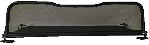 PureWind Windschott kompatibel mit Ford Mustang 6 Baujahr 2014-2022 (Schwarz) – Windschott Universal mit Schnellverschluss inkl. Tasche