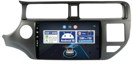BXLIYER 9 Pouce Autoradio pour Kia K3 Rio (2011-2015) GPS Radio - sans Fil Carplay Android Auto - Android 14 - Caméra arrière - 2 Din - Dab Volant WLAN Bluetooth DSP 4G