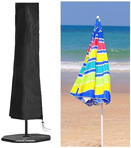 Funda Protectora Para Sombrilla (Diámetro 2-4 M) Funda Parasol Excentrico Cubierta Protectora Para Sombrilla De Plátano Resistente Al Viento, Anti-, Tela Oxford 280x30/81/45cm ( Tamaño : 140x26/28cm )