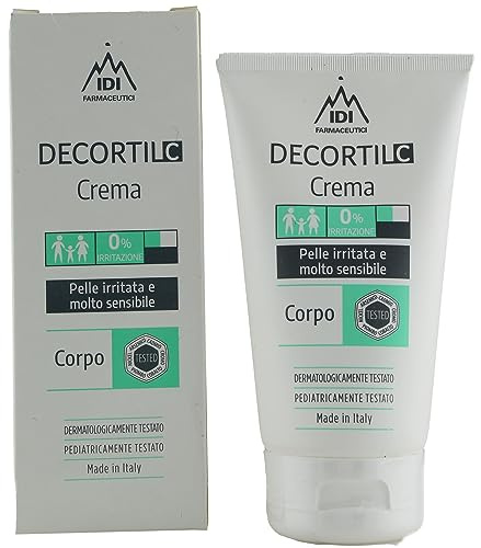 Decortil C, Crema idratante corpo per pelle irritata e molto sensibile - tubo da 150ml