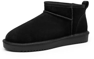 DREAM PAIRS FuzzyClassic Mini Stivale Stivali da Neve Donna Impermeabili Stivali Invernali Calda Stivali da Neve Antiscivolo Stivali Invernali