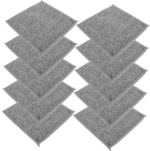 TOPBATHY Paños de Limpieza para Cocina de Fibra Borde Reforzado y Superficie Resistente al Aceite, 10 Unidades de 20x20 Cm para Limpieza Absorbente y Reutilizable